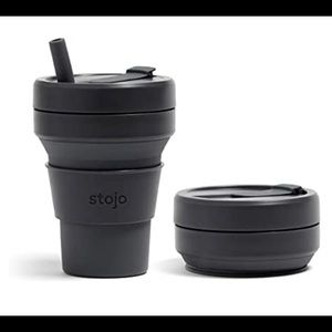 Stojo collapsible 12 oz travel cup — good for hot or cold liquids. New in box*